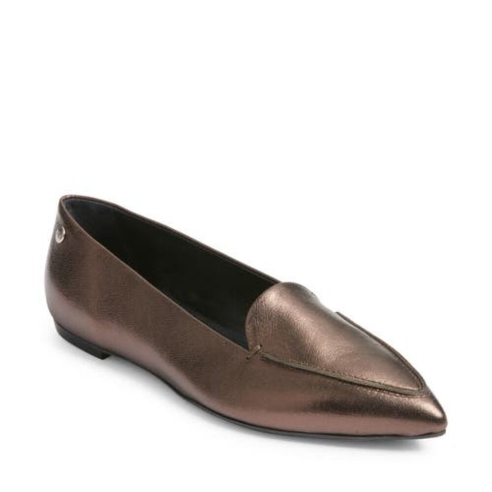 AGL Vania Pointed Toe Flat - Smoke NEW Size 39.5 / US 9.5